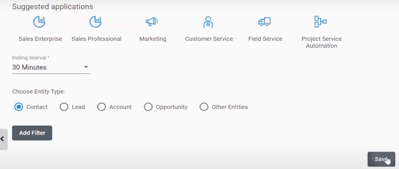Configuring Interval and Entities